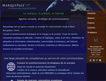 Tablet Screenshot of marquepage.net